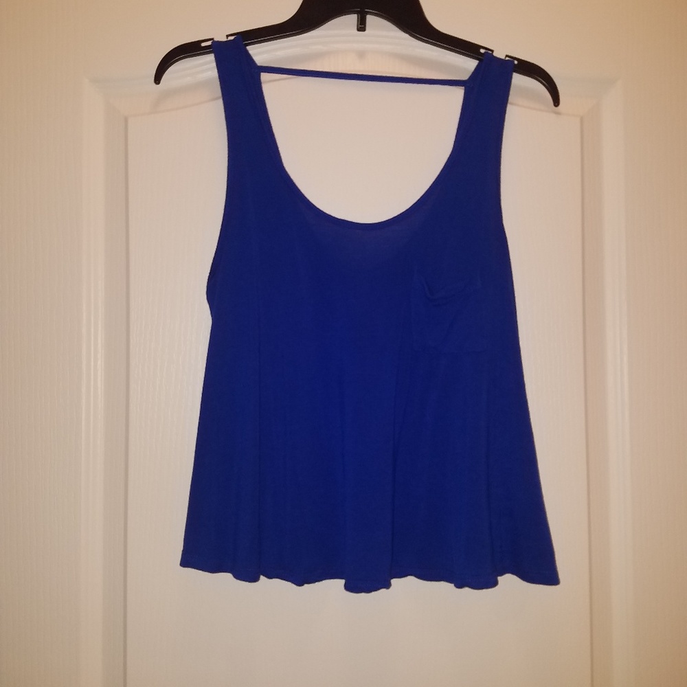 Blue tank